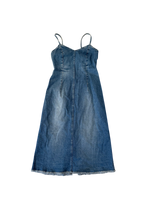 Load image into Gallery viewer, Vintage denim dress M
