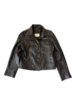 Load image into Gallery viewer, Vintage leather jacket S/M
