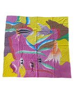 Load image into Gallery viewer, Vintage large silk scarf
